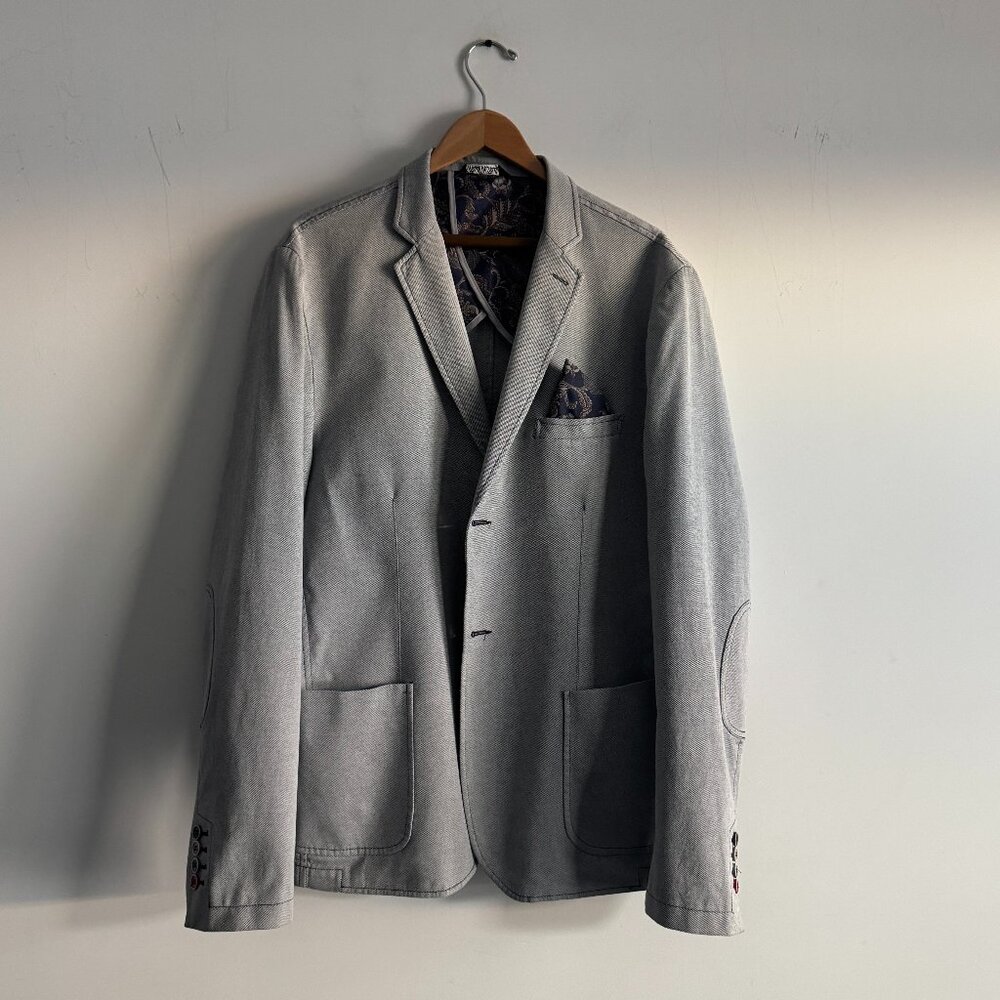 Kuss Vintage Italian Man Fashion Jacket, Size 58/ US 48